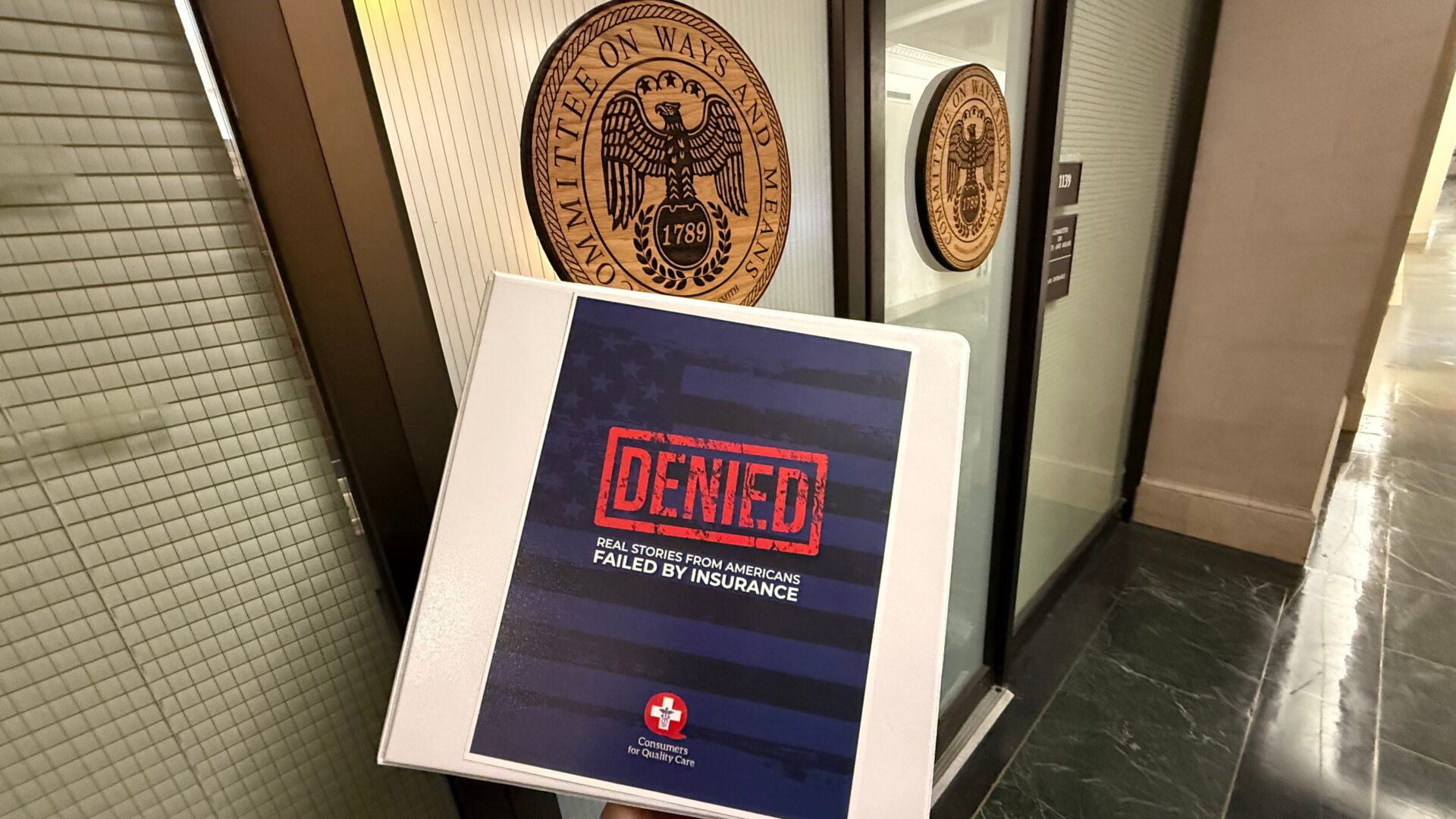 CQC delivered binders of real life patient stories to Congressional committees ahead of the January 22nd hearing